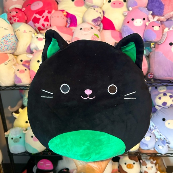 Squishmallows Accessories Og 29 Cleo The Black And Green Cat Squishmallows Accessories Og 29 Cleo The Black And Green Cat